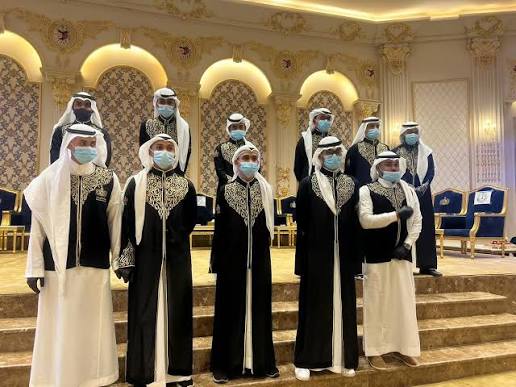صبابين وقهوجيين بالزي النجدب التراثي الفاخر للاستقبالات الرسمية